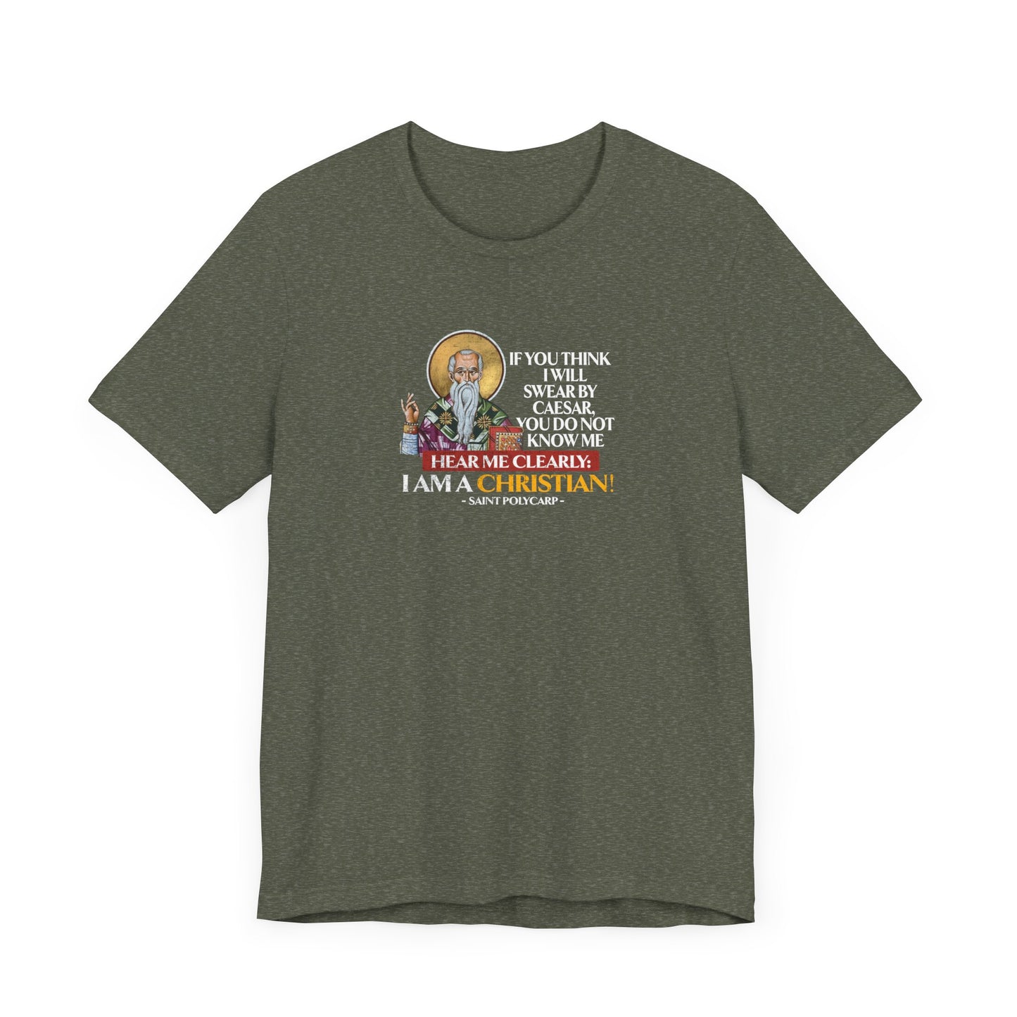 "I Am A Christian" Unisex Jersey Short Sleeve Tee