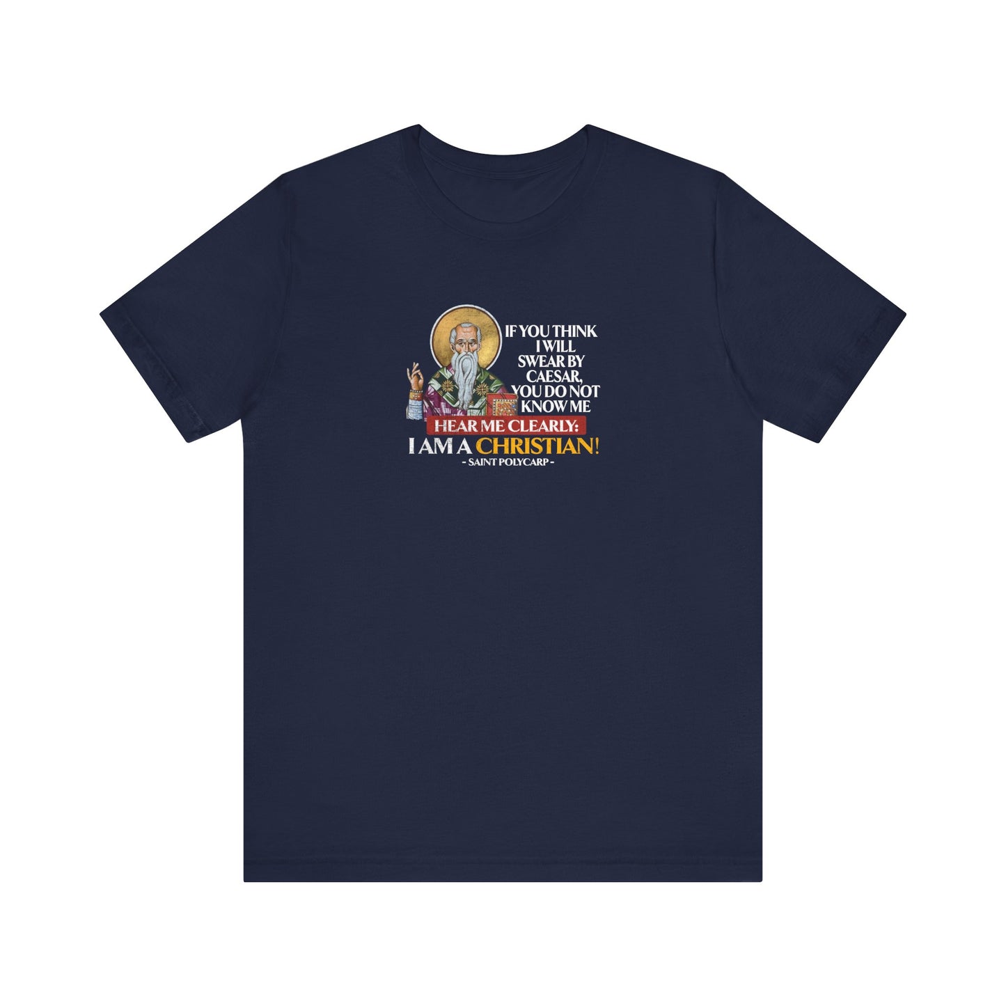 "I Am A Christian" Unisex Jersey Short Sleeve Tee