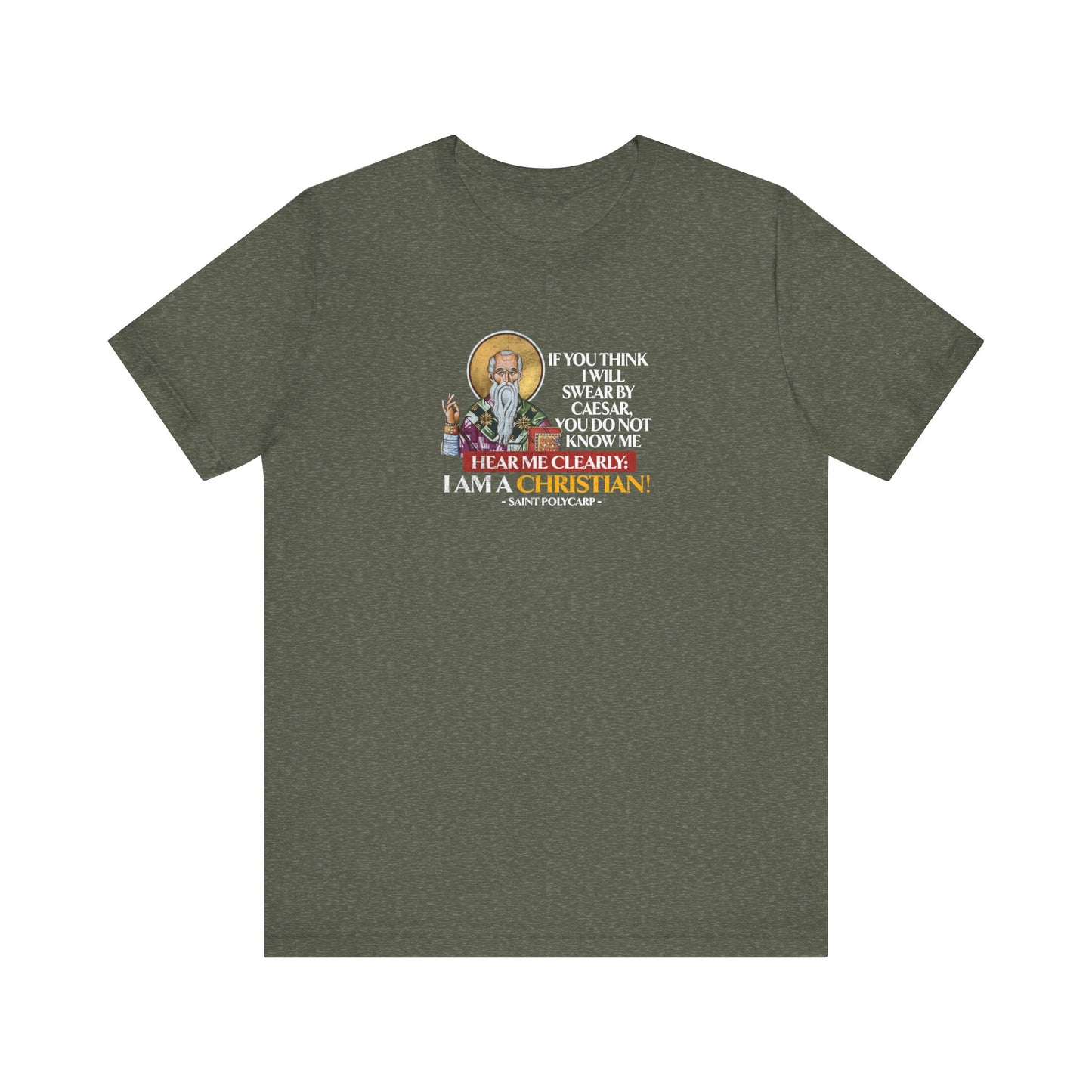 "I Am A Christian" Unisex Jersey Short Sleeve Tee
