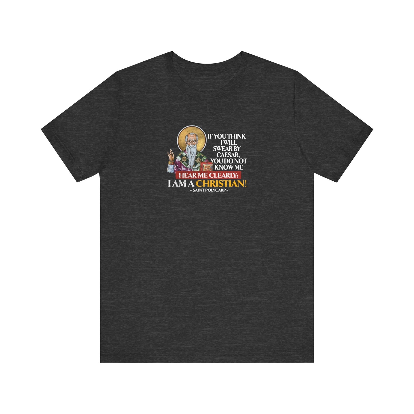 "I Am A Christian" Unisex Jersey Short Sleeve Tee