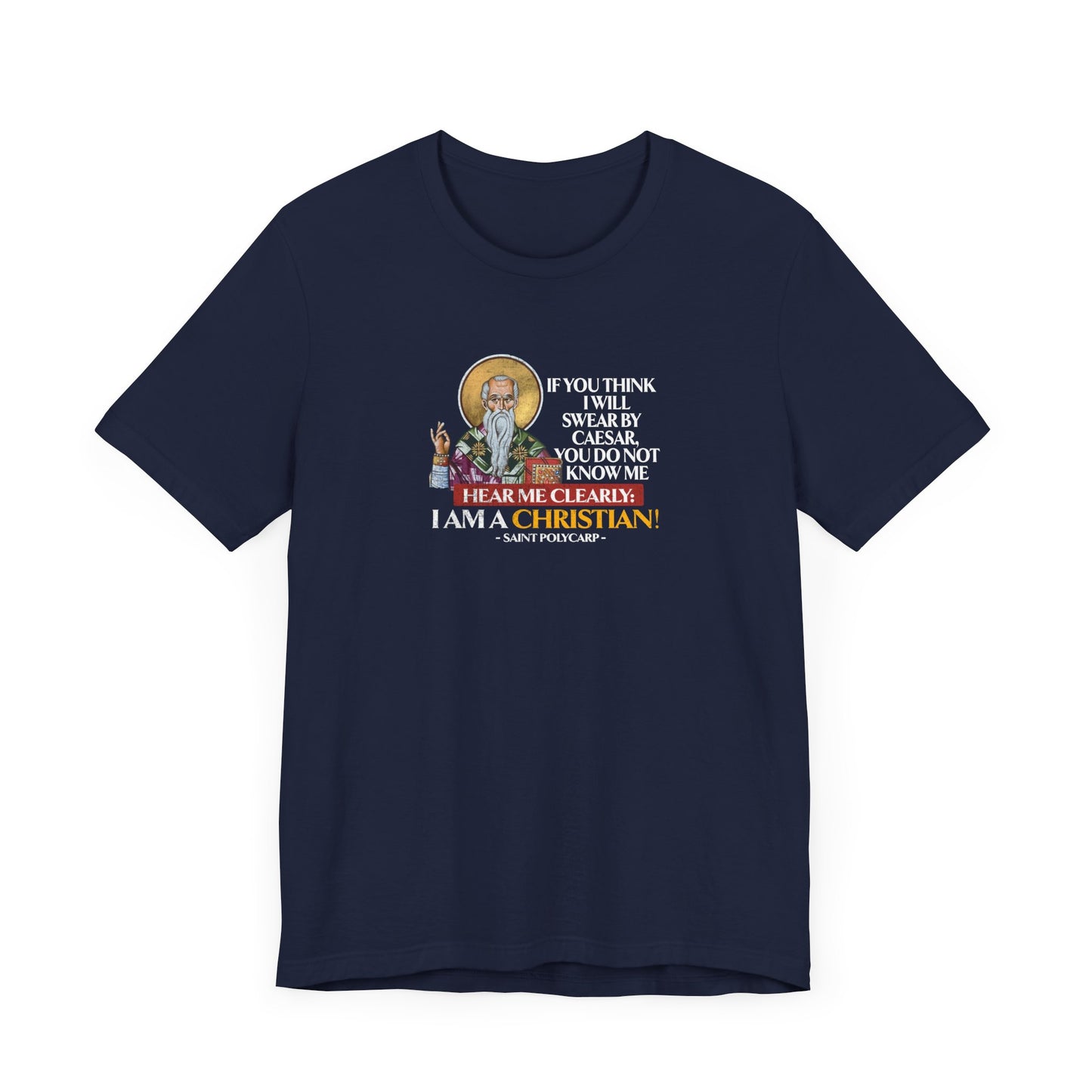 "I Am A Christian" Unisex Jersey Short Sleeve Tee