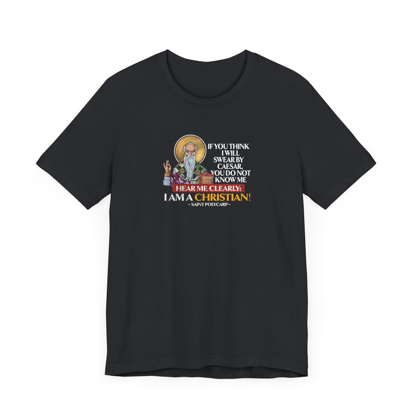 "I Am A Christian" Unisex Jersey Short Sleeve Tee