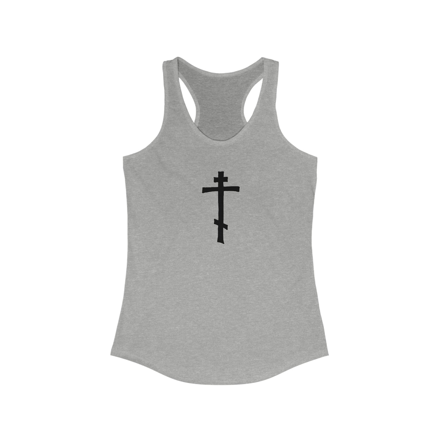 Women's Three-Bar Cross Racerback Tank