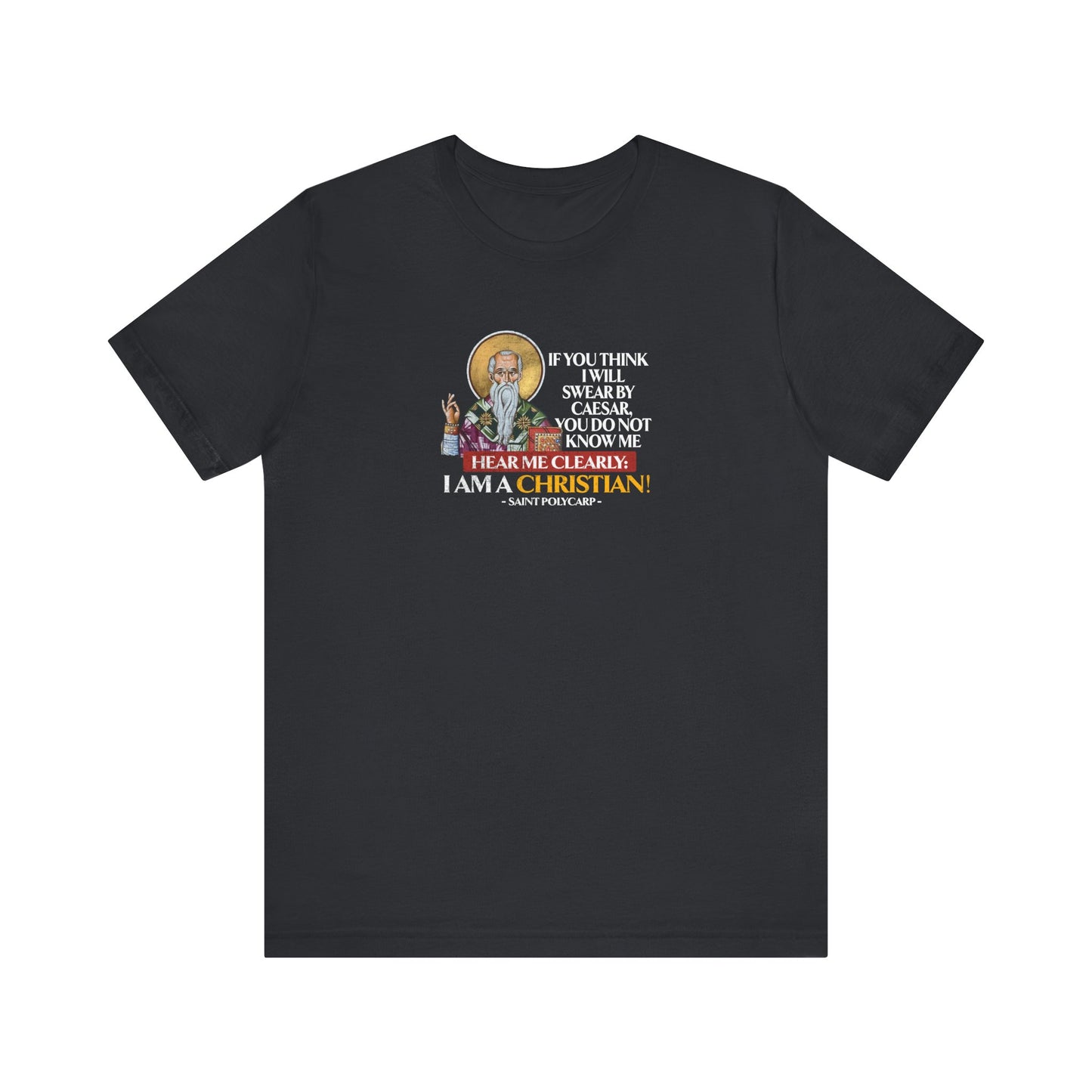 "I Am A Christian" Unisex Jersey Short Sleeve Tee