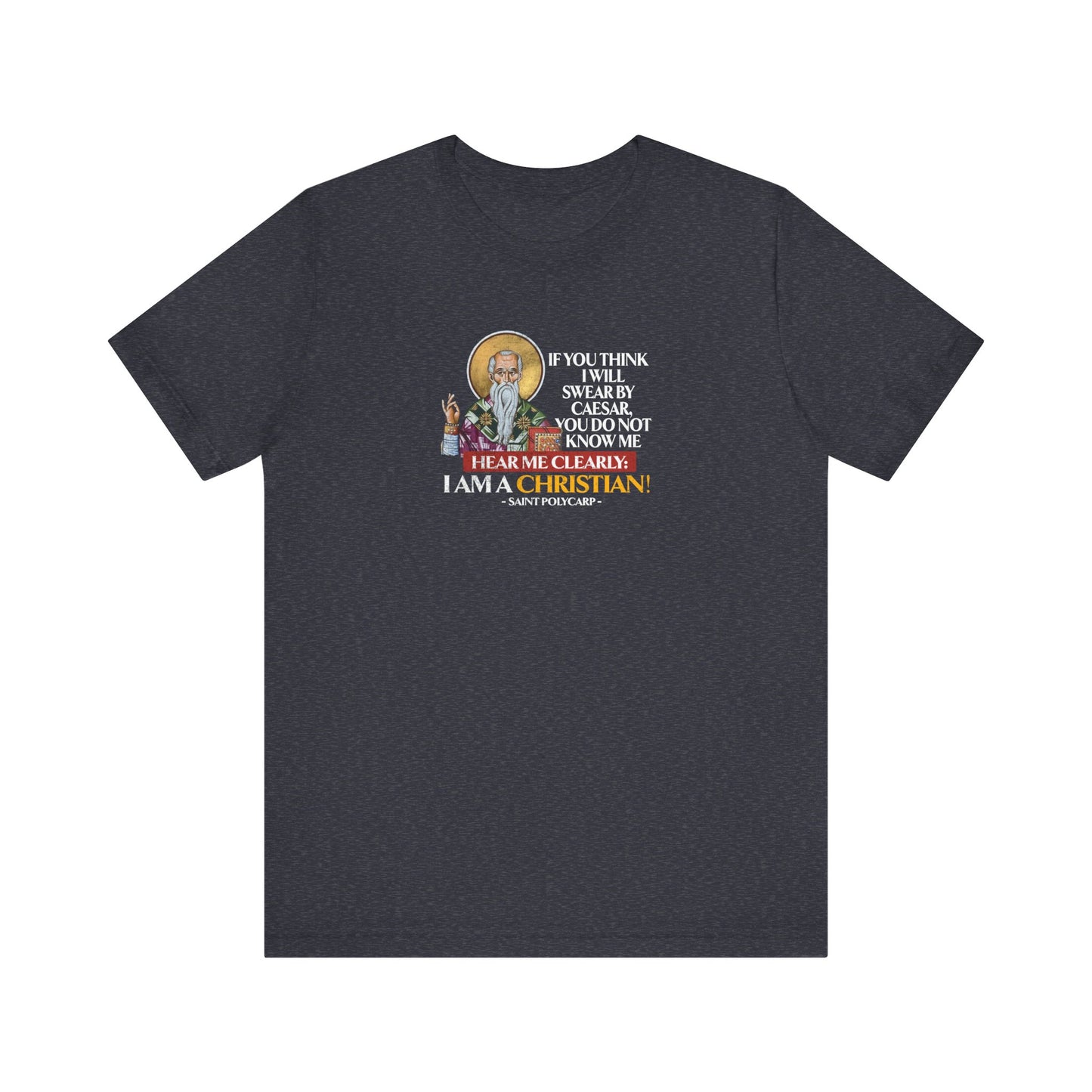 "I Am A Christian" Unisex Jersey Short Sleeve Tee