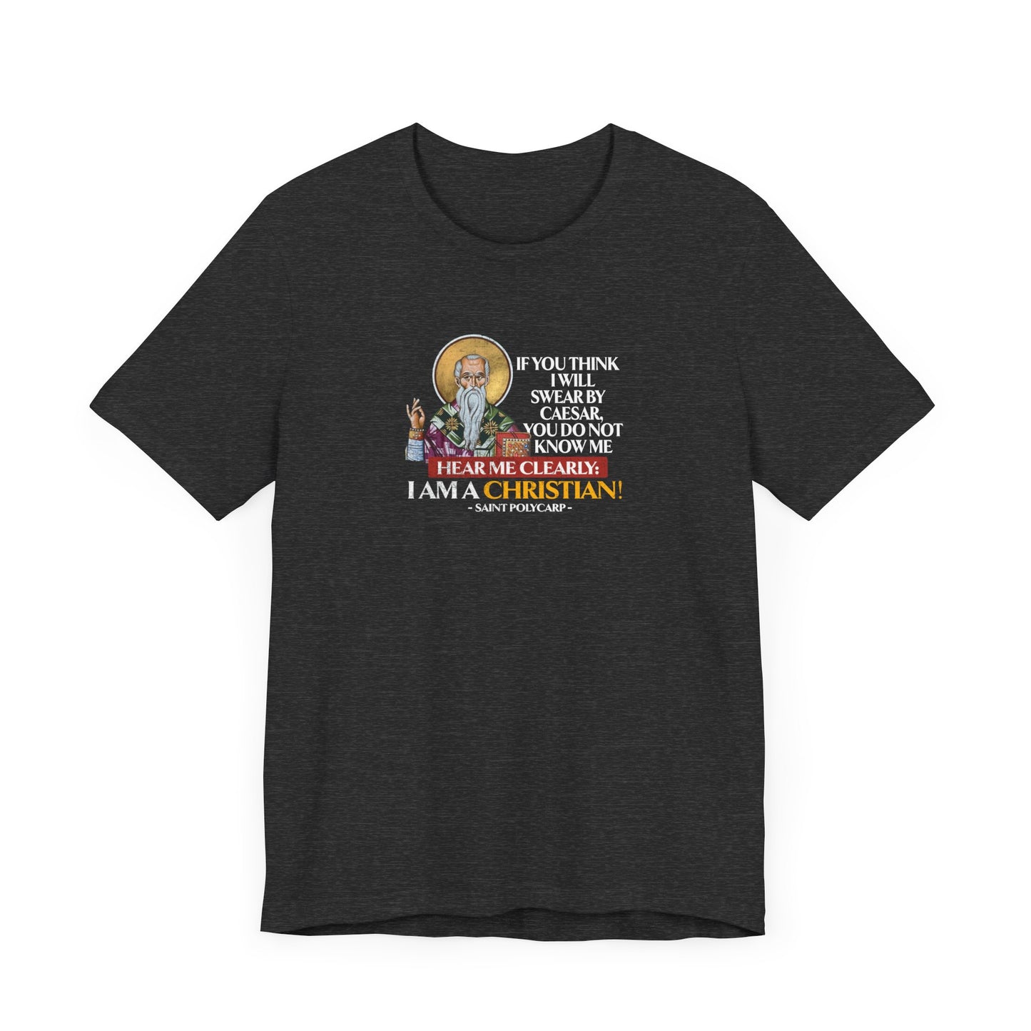 "I Am A Christian" Unisex Jersey Short Sleeve Tee