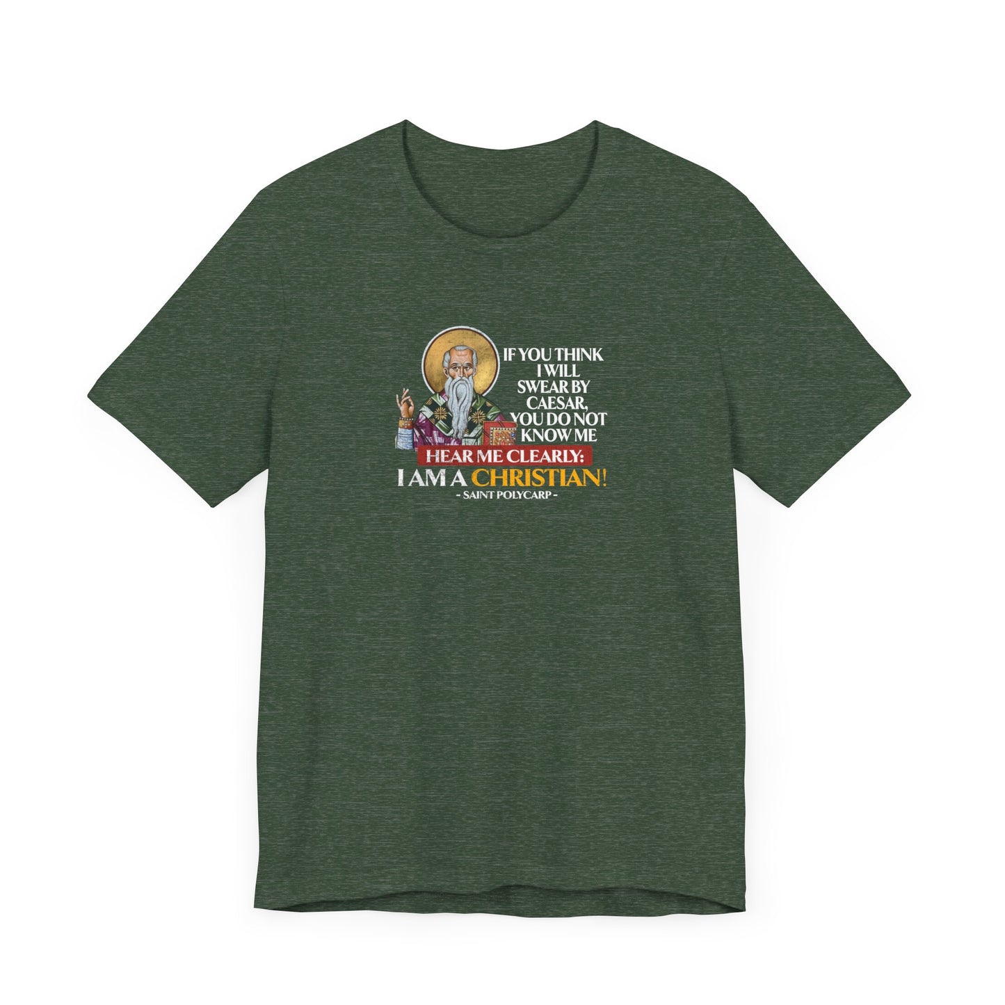 "I Am A Christian" Unisex Jersey Short Sleeve Tee