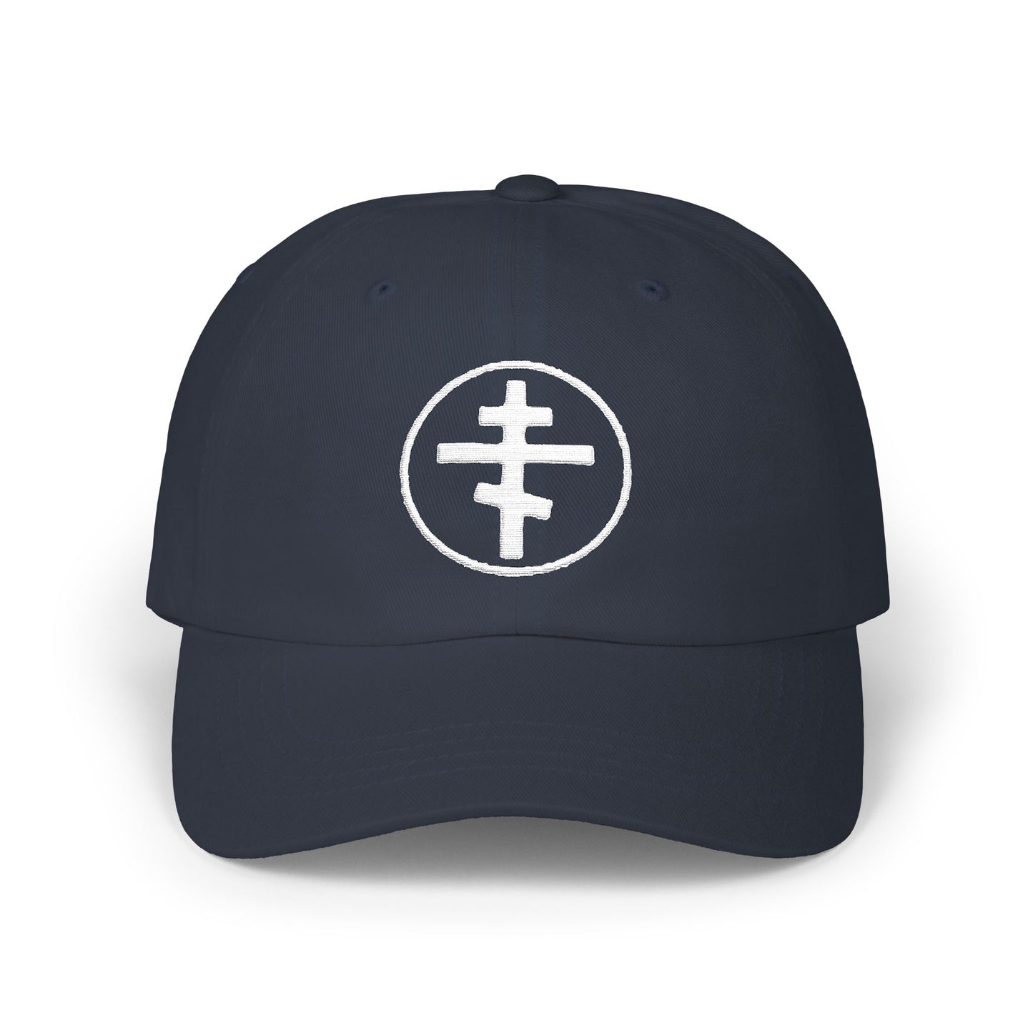 Classic Dad Cap w/Embroidered Orthodox Cross
