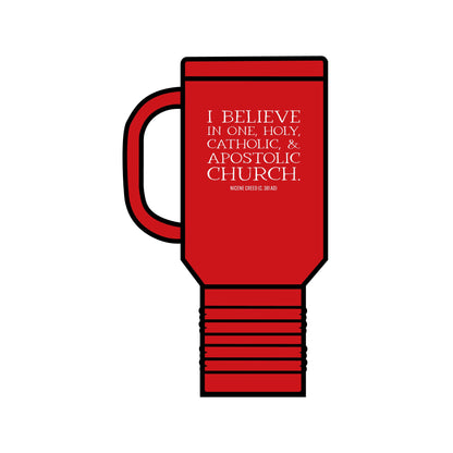 I Believe in One Church Insulated Travel Mug, 40oz