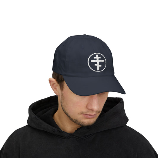 Classic Dad Cap w/Embroidered Orthodox Cross