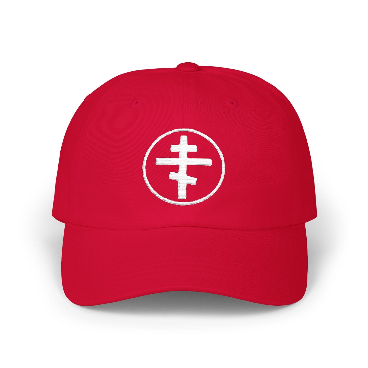 Classic Dad Cap w/Embroidered Orthodox Cross