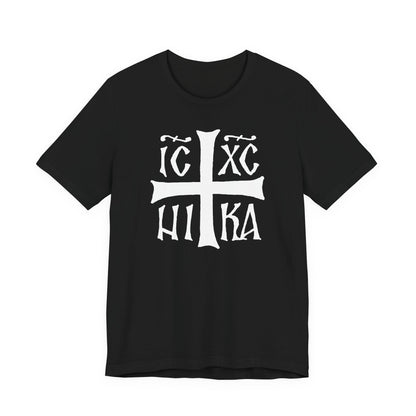 Orthodox Cross "Jesus Christ Conquers" T-Shirt