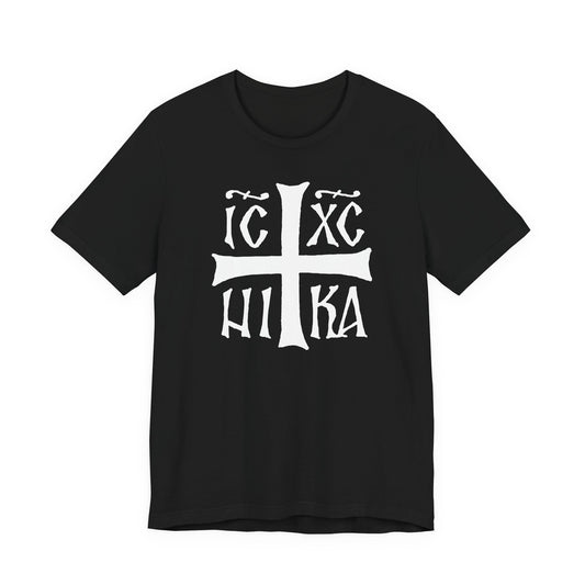 Orthodox Cross "Jesus Christ Conquers" T-Shirt