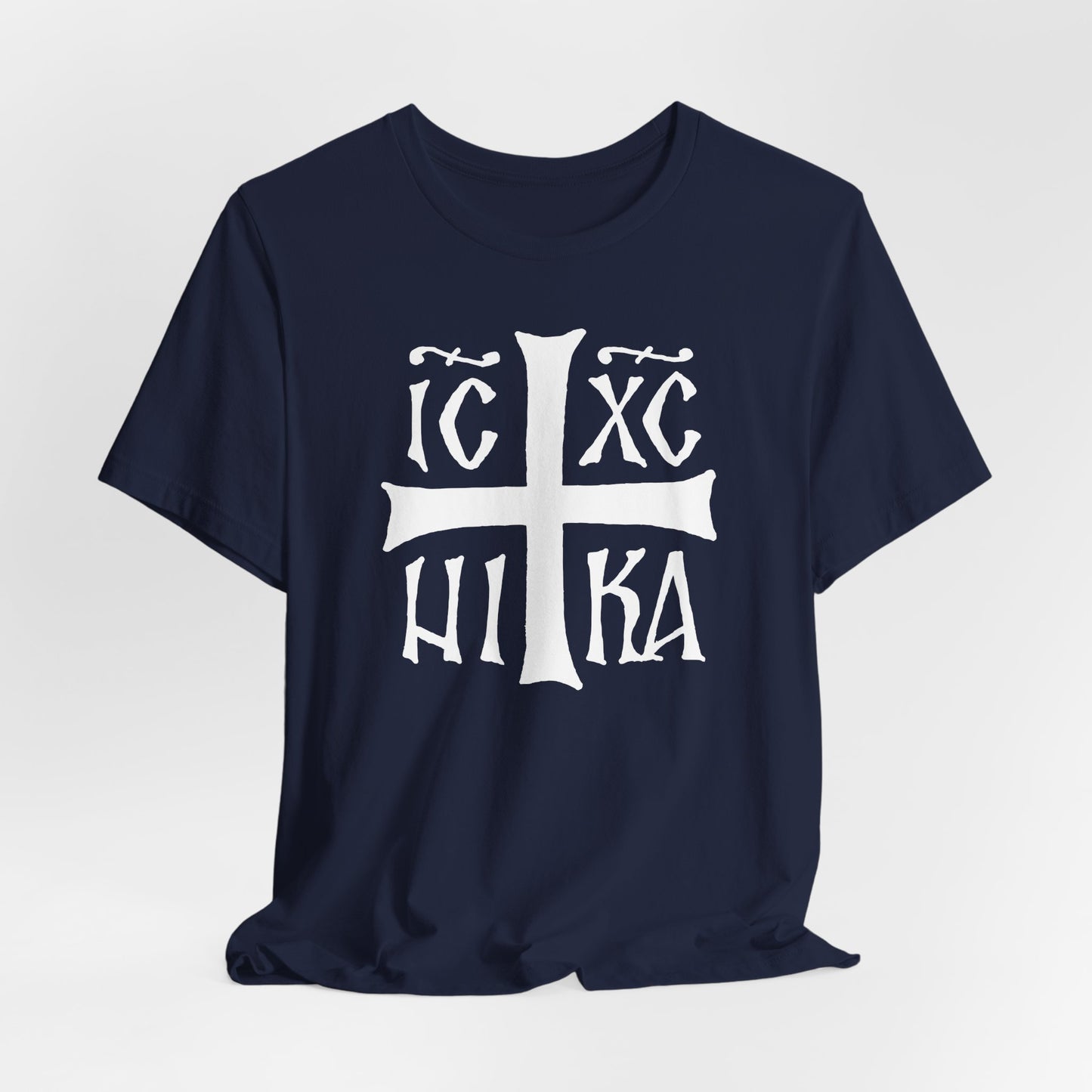 Orthodox Cross "Jesus Christ Conquers" T-Shirt