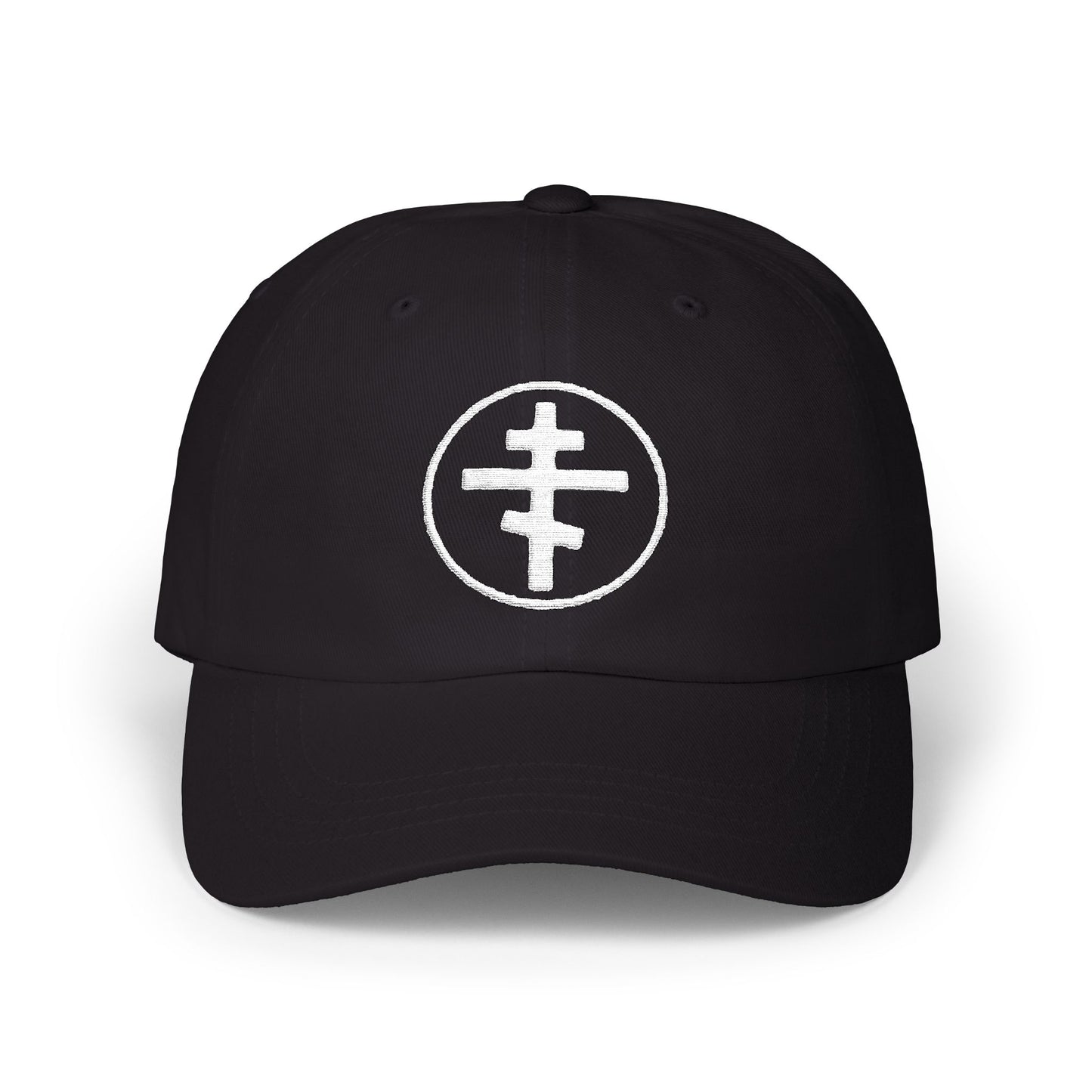 Classic Dad Cap w/Embroidered Orthodox Cross