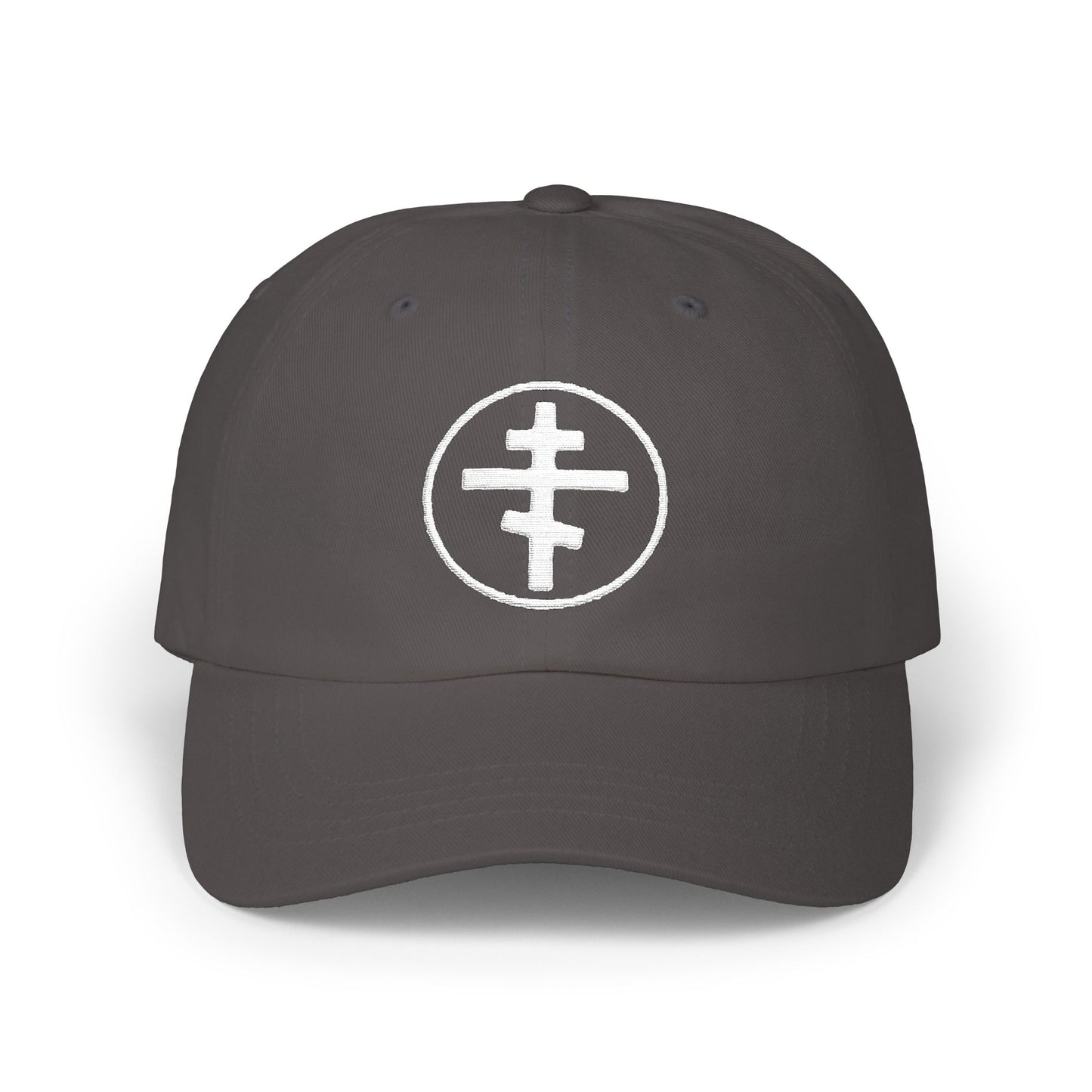 Classic Dad Cap w/Embroidered Orthodox Cross
