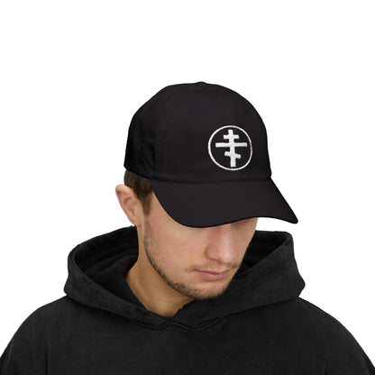 Classic Dad Cap w/Embroidered Orthodox Cross