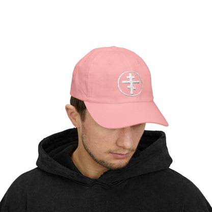 Classic Dad Cap w/Embroidered Orthodox Cross