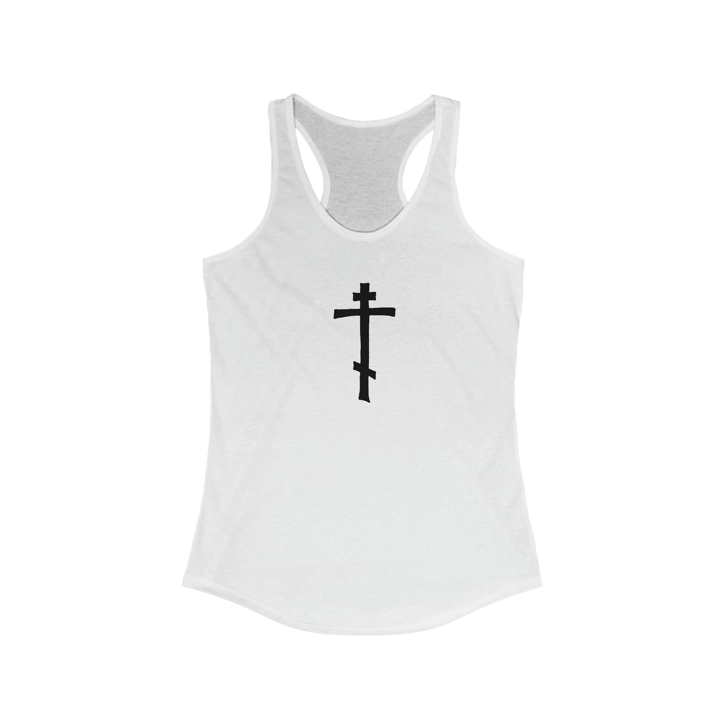 Women's Three-Bar Cross Racerback Tank