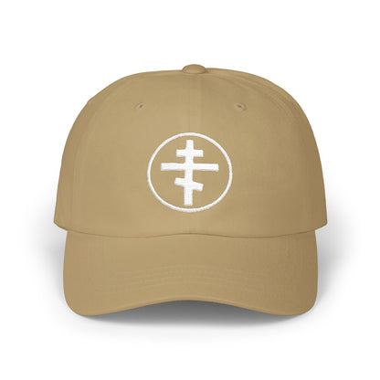 Classic Dad Cap w/Embroidered Orthodox Cross