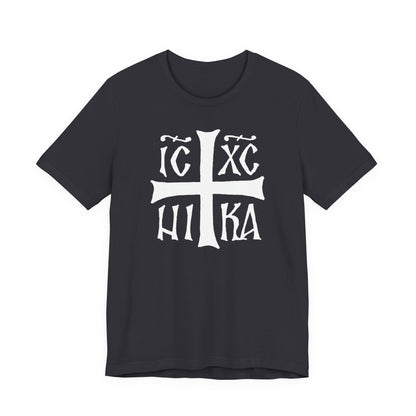 Orthodox Cross "Jesus Christ Conquers" T-Shirt