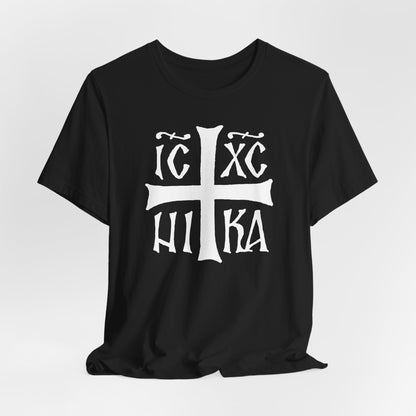 Orthodox Cross "Jesus Christ Conquers" T-Shirt