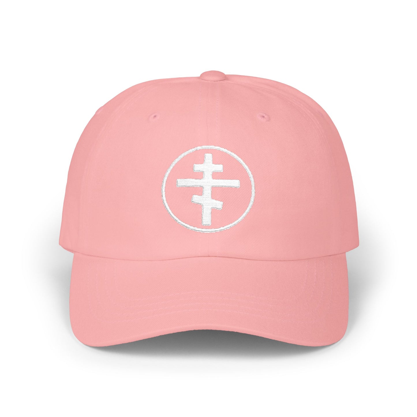 Classic Dad Cap w/Embroidered Orthodox Cross
