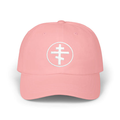 Classic Dad Cap w/Embroidered Orthodox Cross